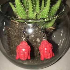 RED BUDDAH EARRINGS🏮🧧🩸
